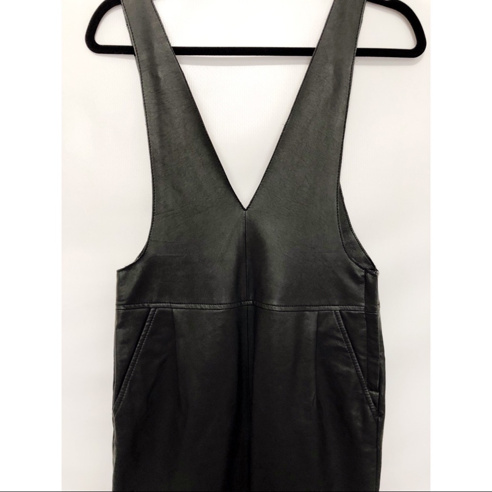 💥LASTCHANCE💥 Free People Vegan Leather Jumpsuit - Picture 6 of 7